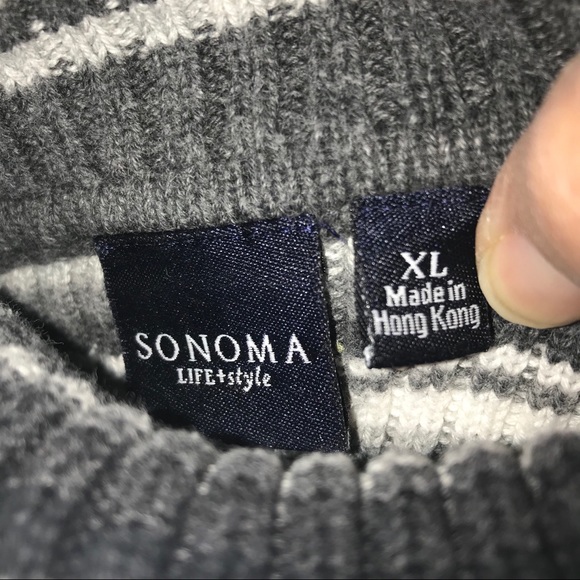 Sonoma striped turtleneck - Picture 3 of 4